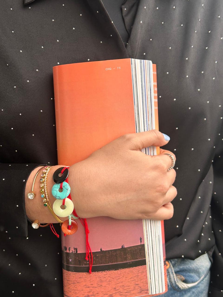 Pulsera Dona buena energía - cuarzo turquesa