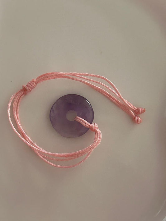 Pulsera Dona buena energía - cuarzo amatista