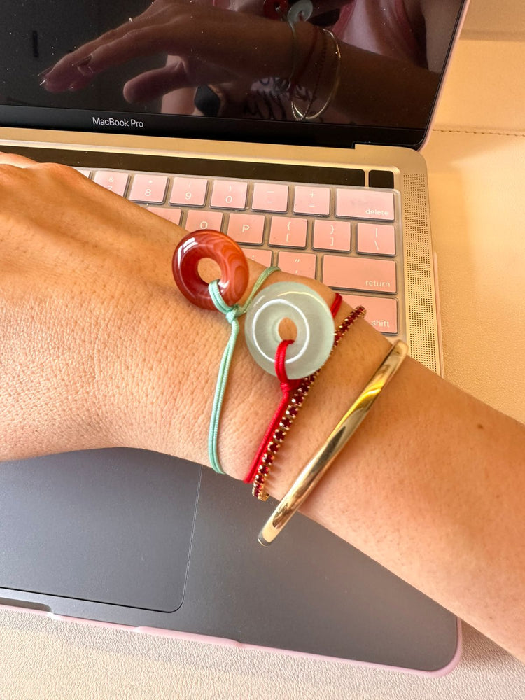 Pulsera Dona buena energía - cuarzo amatista