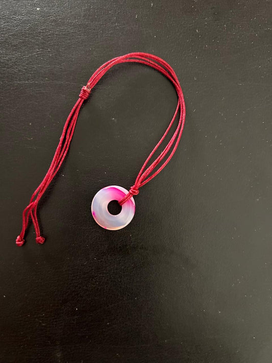 Pulsera buena energía - cuarzo rosa