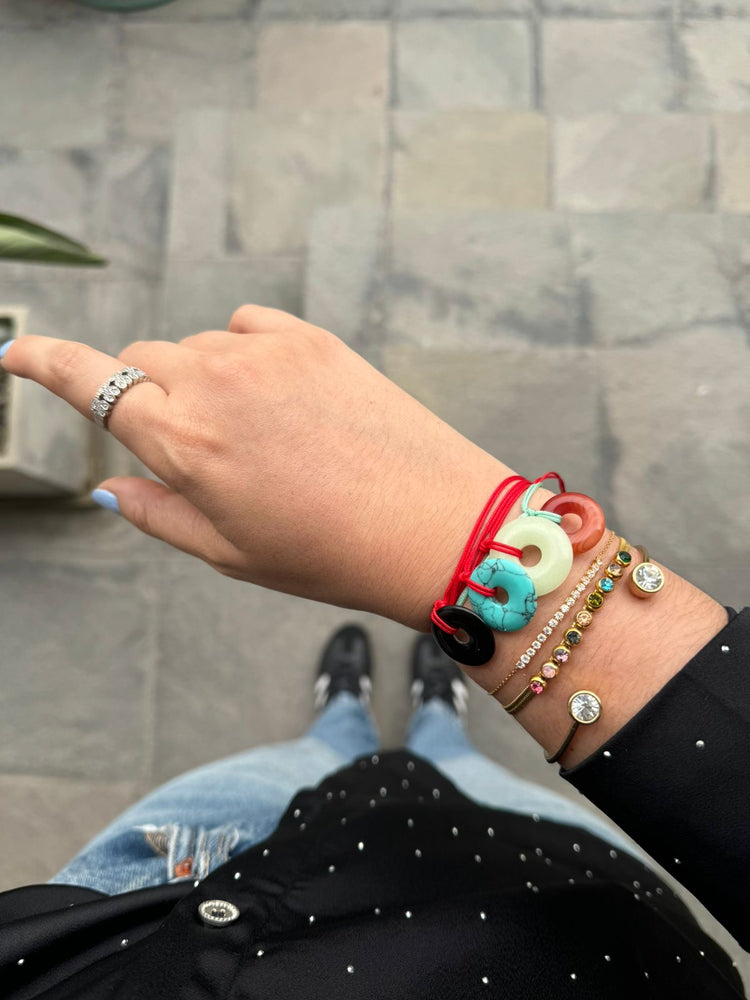 Pulsera buena energía - turquesa