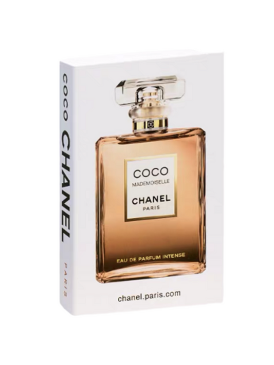 Book Cover Coco Chanel Perfum