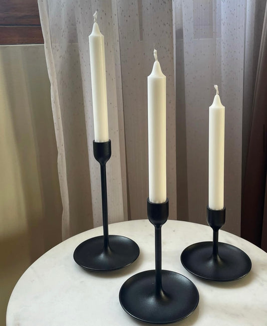 Juego de 3 Porta Velas (No Incluye velas)