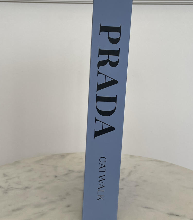 Book Cover Prada Catwalk Baby Blue