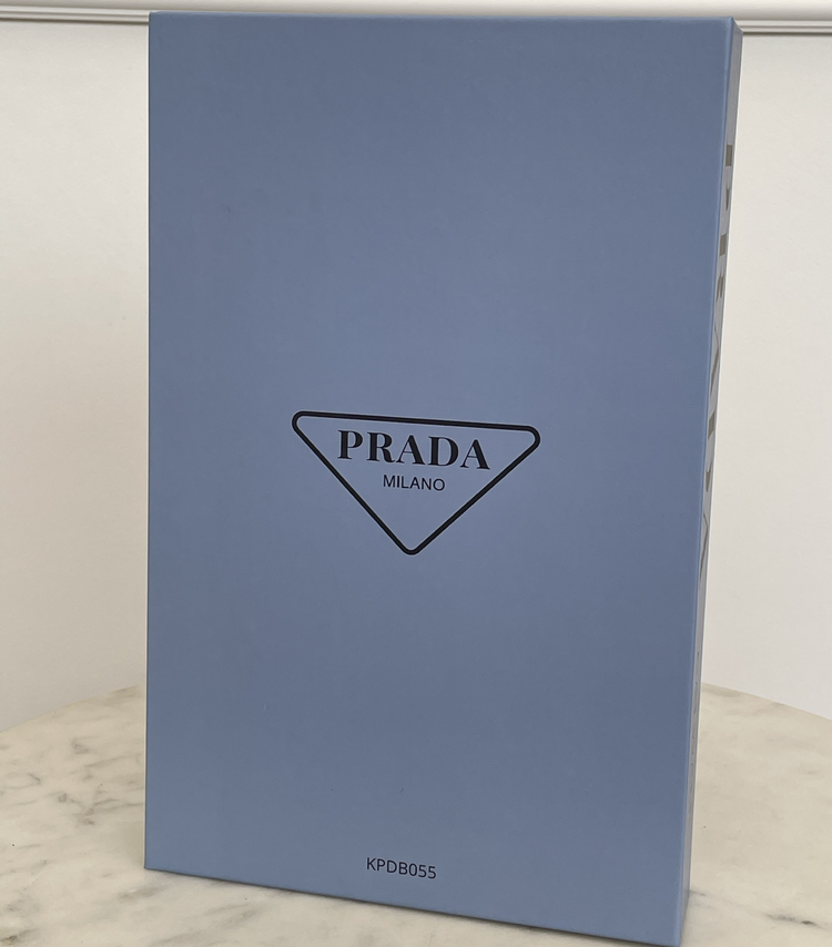 Book Cover Prada Catwalk Baby Blue